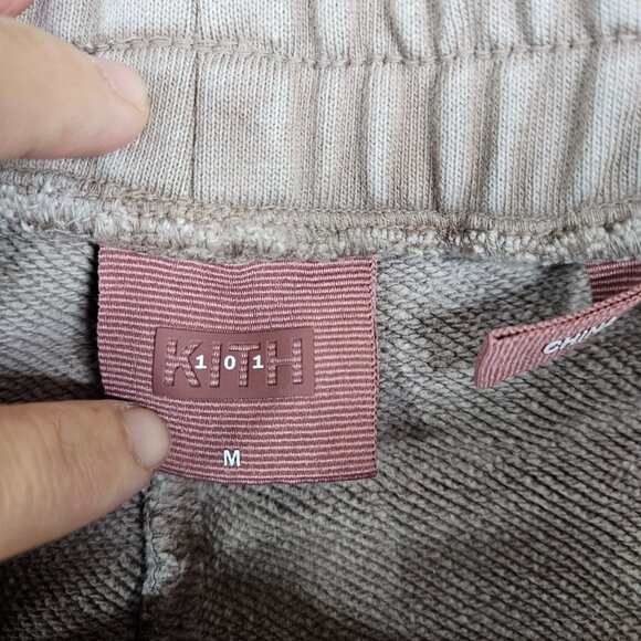 Kith 101 Sport Bleecker Dusty Mauve Pink Pull-on Sweatpant Men's Size M Stained - Picture 11 of 13